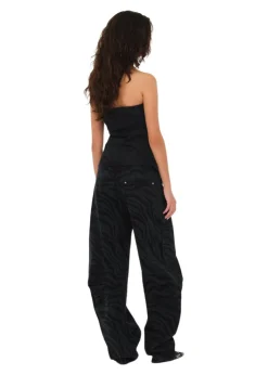 Zebra Twill Cargo Pants